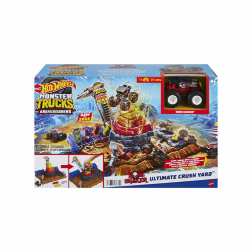 Hot Wheels Monster Trucks Arena Smashers Bone...