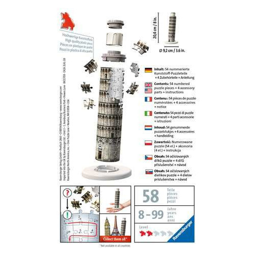 Ravensburger Mini Schiefer Turm - Pisa Puzzle...