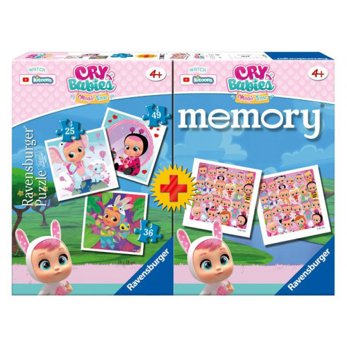 MEMORY CON 3 PUZZLE Cry Babies