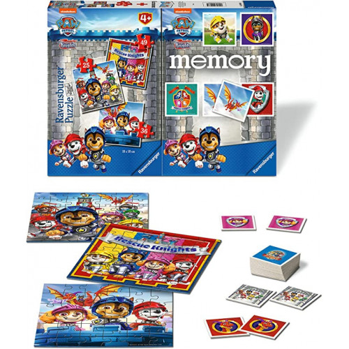 Multipack memory + 3 puzzle Paw Patrol_2