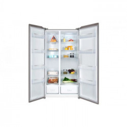 TCL RP505SXF0 - Frigorifero Side By Side, Libera Installazione, Total NoFrost, Inverter, Inox, 505 Litri, Classe Energetica F