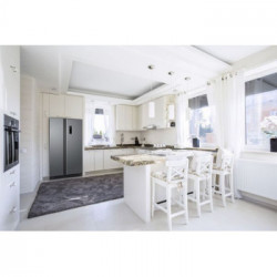 TCL RP505SXF0 - Frigorifero Side By Side, Libera Installazione, Total NoFrost, Inverter, Inox, 505 Litri, Classe Energetica F