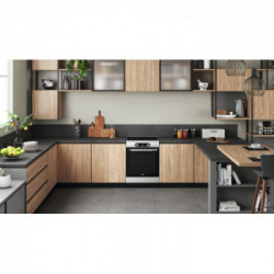 Hotpoint HS68IQ8CHX/E - Cucina da Libera Installazione, Classe A