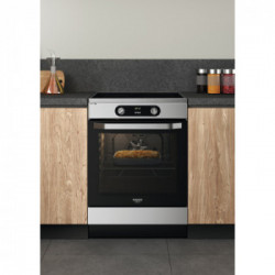 Hotpoint HS68IQ8CHX/E - Cucina da Libera Installazione, Classe A