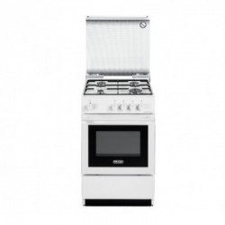 De Longhi SESW554NED - Cucina a Gas, 4 Fornello(i), 50 cm, Forno Elettrico, Classe A