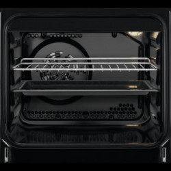 Electrolux EKC61360OX - Cucina Elettrica con Piano in Vetroceramica, 4 Fornello(i), 60 cm, Forno Elettrico, 54 Litri, Classe A