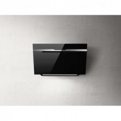 Elica MAJESTIC NO DRIP BL/A/90 - Cappa Aspirante a Parete, Vetro nero, 90 cm, PRF0147732, A