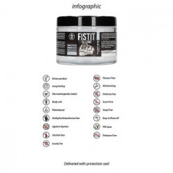 Shots Fist It - Lubrificante Liquido, Anale, Base Silicone, 500ml