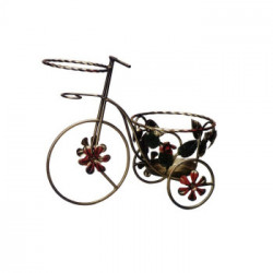 PORTAVASO FERRO ROSE/ORO BICICLETTA   217