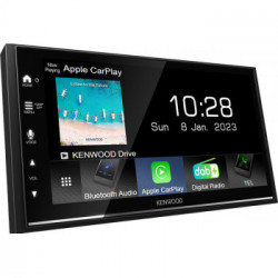 Kenwood DMX7722DABS Ricevitore multimediale per auto Nero Wi-Fi Bluetooth