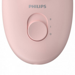 Philips Satinelle Essential Epilatore compatto con filo e Opti-light, 7 accessori BRE285/00