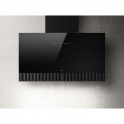 Elica SUPER PLAT BL/F/80 - Cappa Filtrante a Parete, Nero, 740 m³/h, PRF0164980, A