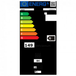 Haier Wine Bank 50 Serie 5 HWS84GA Cantinetta vino con compressore Libera installazione Nero 84 bottiglia/bottiglie