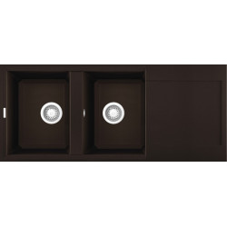 Elleci LMY50078 - Lavello easy 500, 116X50, 2VG, espresso