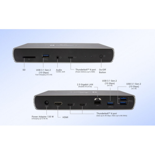 i-tec Thunderbolt 4 Dual Display Docking...