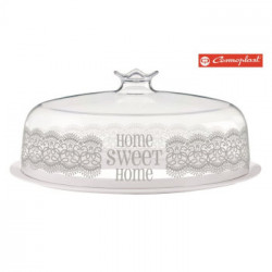 PIATTO TORTA COSMOPL.CM.26 HOME BCO   1397