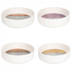 Villa D'Este Home Tivoli 'Switch', Set 4 Piatti Fondi Ø 21 cm