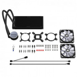 Sharkoon S70 rgb Case per computer, Processore Raffreddatore di liquidi tutto in uno 12 cm Nero 1 pz