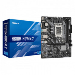 Asrock H610M-HDV/M.2 Intel H610 LGA 1700 micro ATX