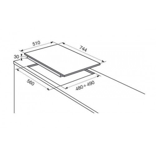Electrolux RGG7253OON - Piano Cottura a Gas,...