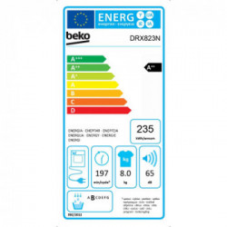 Beko DRX823N - Asciugatrice a Pompa di Calore, 8 Kg, Classe A++