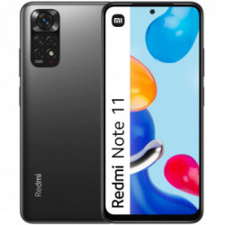 Xiaomi Redmi Note 11 - Smartphone 4+128GB, AMOLED FHD+ 6.43” 90Hz, Snapdragon 680, quadrupla camera 50MP, 5000mAh, Graphite