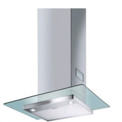 Smeg KFV62DE - Cappa Aspirante a Parete, Inox Satinato e Vetro, 60 cm, 600 m³/h, B