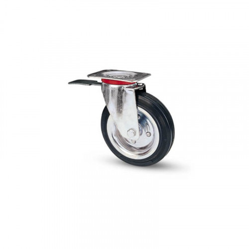 RUOTA+INDUSTR. STAFFA+FRENO MM 80/80BIS