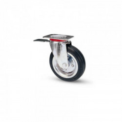 RUOTA+INDUSTR. STAFFA+FRENO MM 100/80BIS