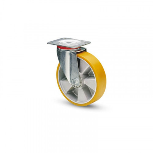 RUOTA-VULKOLAN STAFFA+FRENO MM 125/37BIS