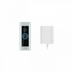 Ring Video Doorbell Pro 2 Plug-in Nichel, Acciaio satinato