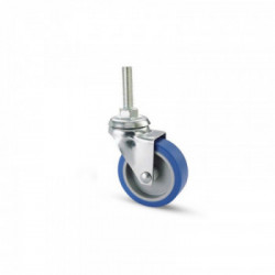 RUOTA MOBILI221/B BLU PERNO F.10 MM 40