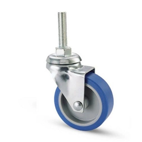 RUOTA MOBILI221/B BLU PERNO F.10 MM 60