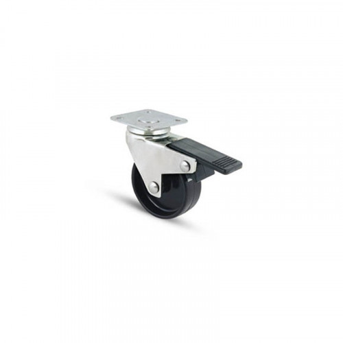 RUOTA MOBILI220T/BIS FRENO+PIASTRAMM 50