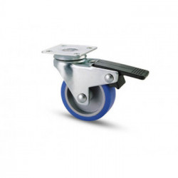 RUOTA MOBILI221BIS BLU FRENO+PIAS.MM 60