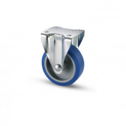 RUOTA MOBILI221/H BLU   FISSA MM 80