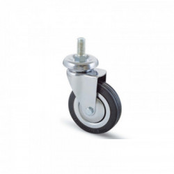 RUOTA MOBILI 155B PERNO CROMATO  MM 80