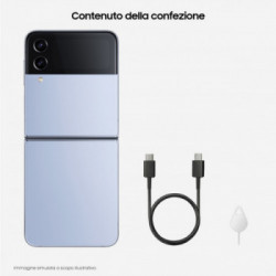 Samsung Galaxy Z Flip4 512GB Blue RAM 8GB Display 1,9" Super AMOLED/6,7" Dynamic AMOLED 2X