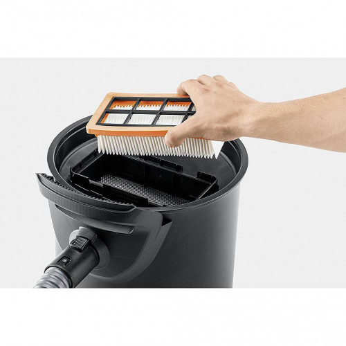 Kärcher AD 2 - Bidone Aspiracenere, 600 W, 14...