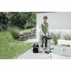Kärcher AD 2 - Bidone Aspiracenere, 600 W, 14 L, Nero