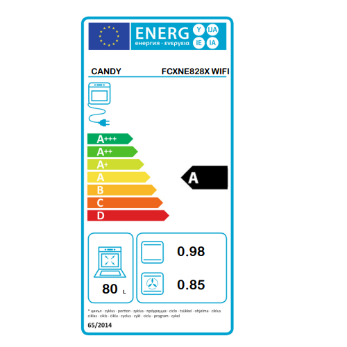Candy FCXNE828X WIFI - Forno Elettrico da...