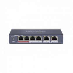 Hikvision Digital Technology DS-3E0106P-E/M switch di rete Non gestito Fast Ethernet (10/100) Supporto Power over Ethernet