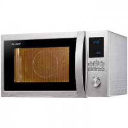 Sharp R-982STWE - Forno a Microonde con Grill, 42 Litri, 1000 W
