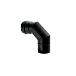 SAVE Fumisteria Plus PN803 Gomito per canna fumaria Nero