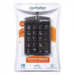 Manhattan Tastierino numerico computer USB Type-A Tastierino Numerico IDATA-KP-BLK