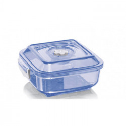 Magic Vac ACO1073 - Contenitore Quadrato per Marinatura con Coperchio, 2.5 L, 24.5x22.5x11.5 cm