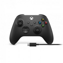 Microsoft Xbox Wireless Controller + USB-C Cable Nero Gamepad Analogico/Digitale PC, Xbox One, Xbox One S, Xbox One X, Xbox