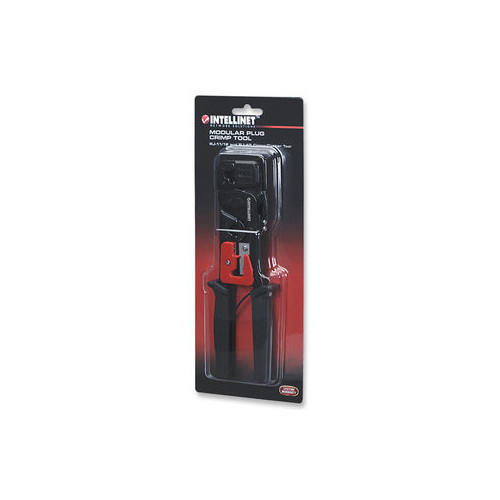 Intellinet 210836 pinza crimpatrice Nero, Rosso