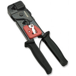 Intellinet 210836 pinza crimpatrice Nero, Rosso