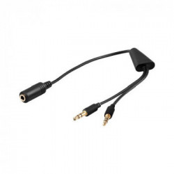 Adattatore audio Manhattan I POD AU Nero 48980